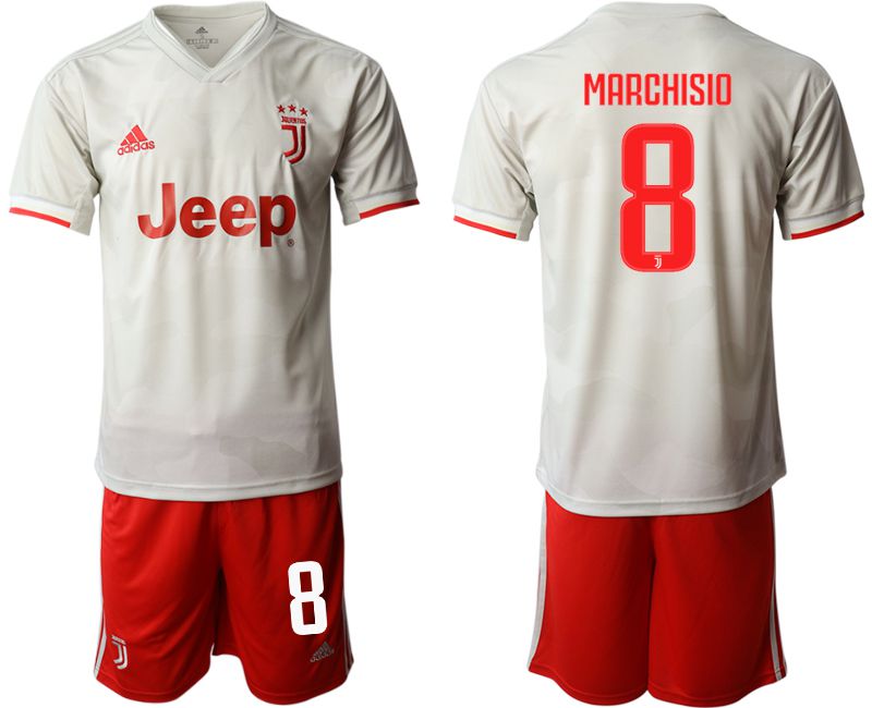 Men 2019-2020 club Juventus FC hoaway #8 white Soccer Jerseys->juventus jersey->Soccer Club Jersey